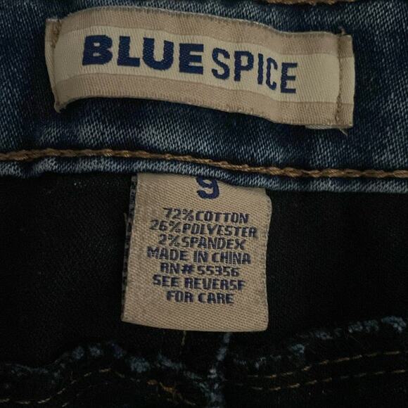 Blue Spice Medium Wash Skinny Jeans Size 9 - Picture 6 of 6
